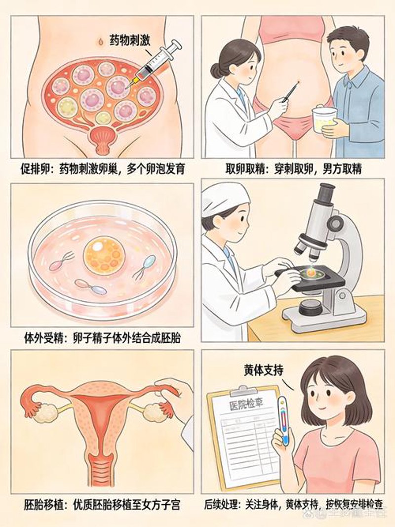 试管助孕流程